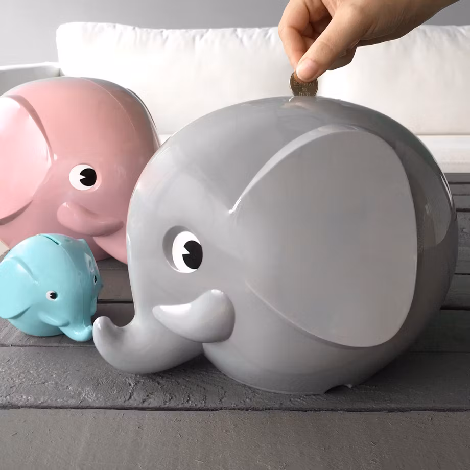 Sparbössa Mintgrön Elefant 30cm - Norsu