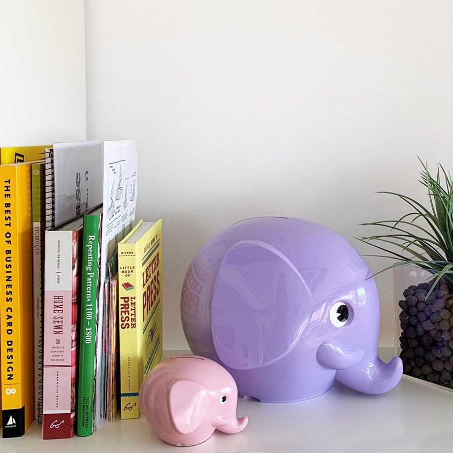 Sparbössa Lavendel Elefant 30cm - Norsu