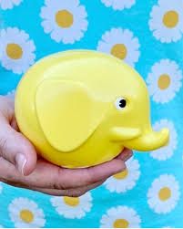 Sparbössa Elefant Gul Small -Norsu