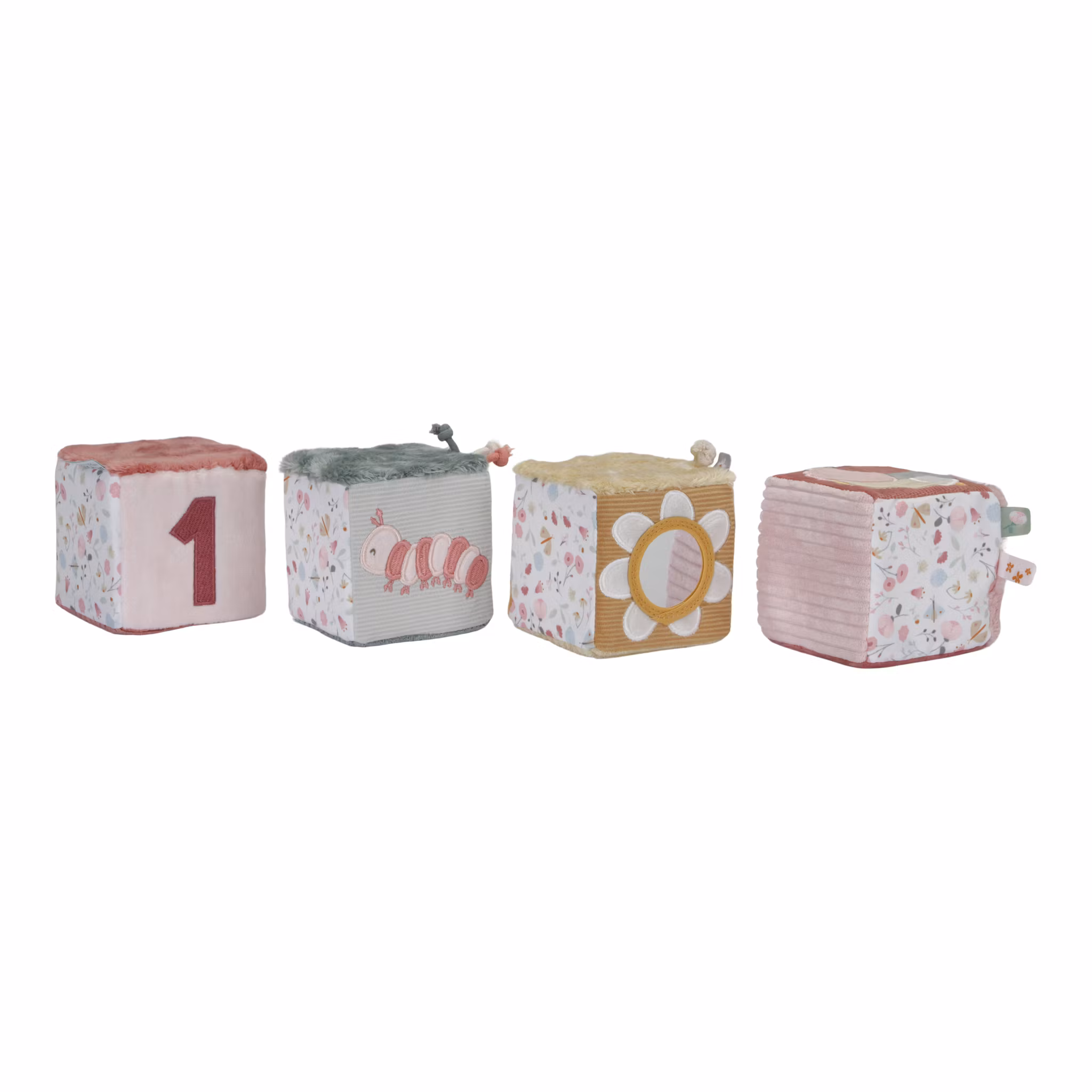Mjuk klossar Flowers & Butterflies Little Dutch