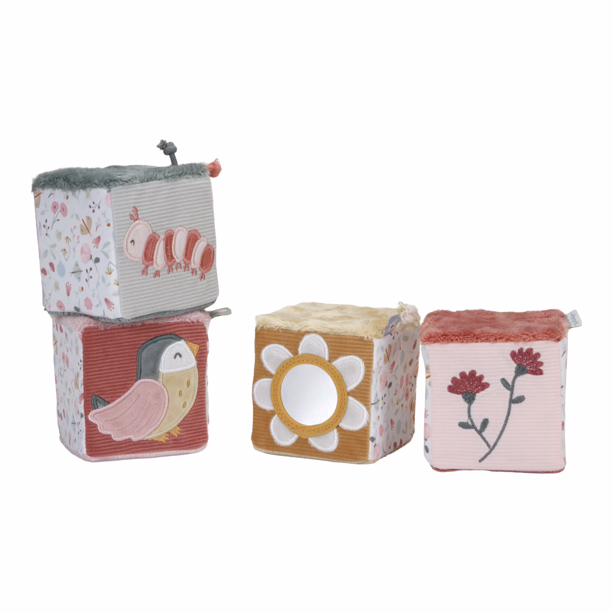 Mjuk klossar Flowers & Butterflies Little Dutch