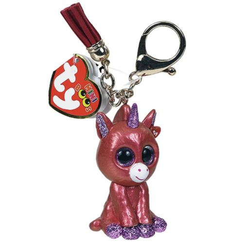 TY Mini Boos SUNSET - unicorn clip