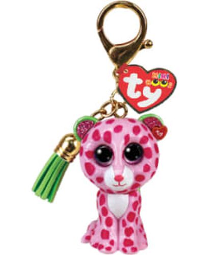 TY Mini Boos GLAMOUR - leopard clip