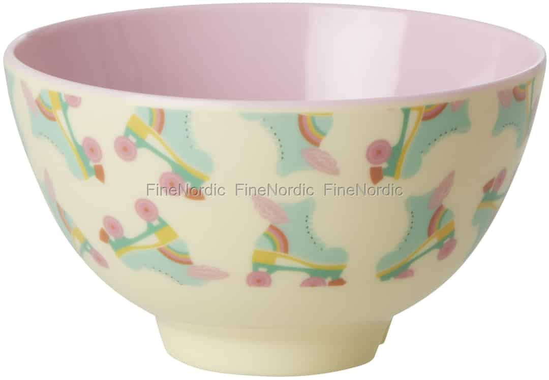 RICE - Skål Tullskridskor Rosa Medium