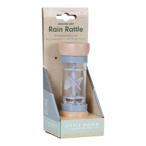 Regn Skallra Fågel blå - Little Dutch