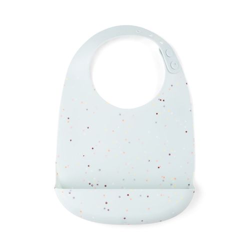 Silikon Haklapp Confetti Blå - DoneByDeer