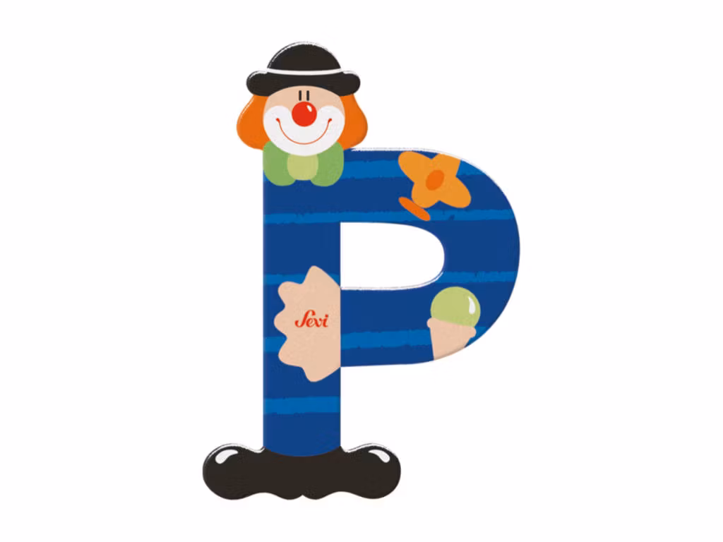 Clown Bokstav P - Sevi Trudi