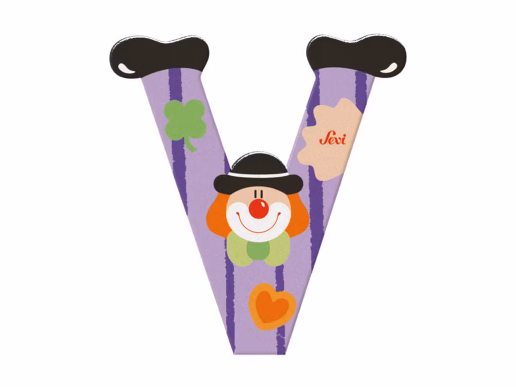 Clown Bokstav V - Sevi Trudi