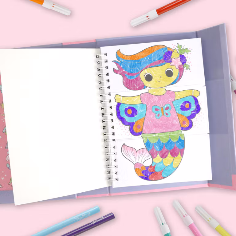 Mash-up Colouring Set – Dress Ups - TigerTribe