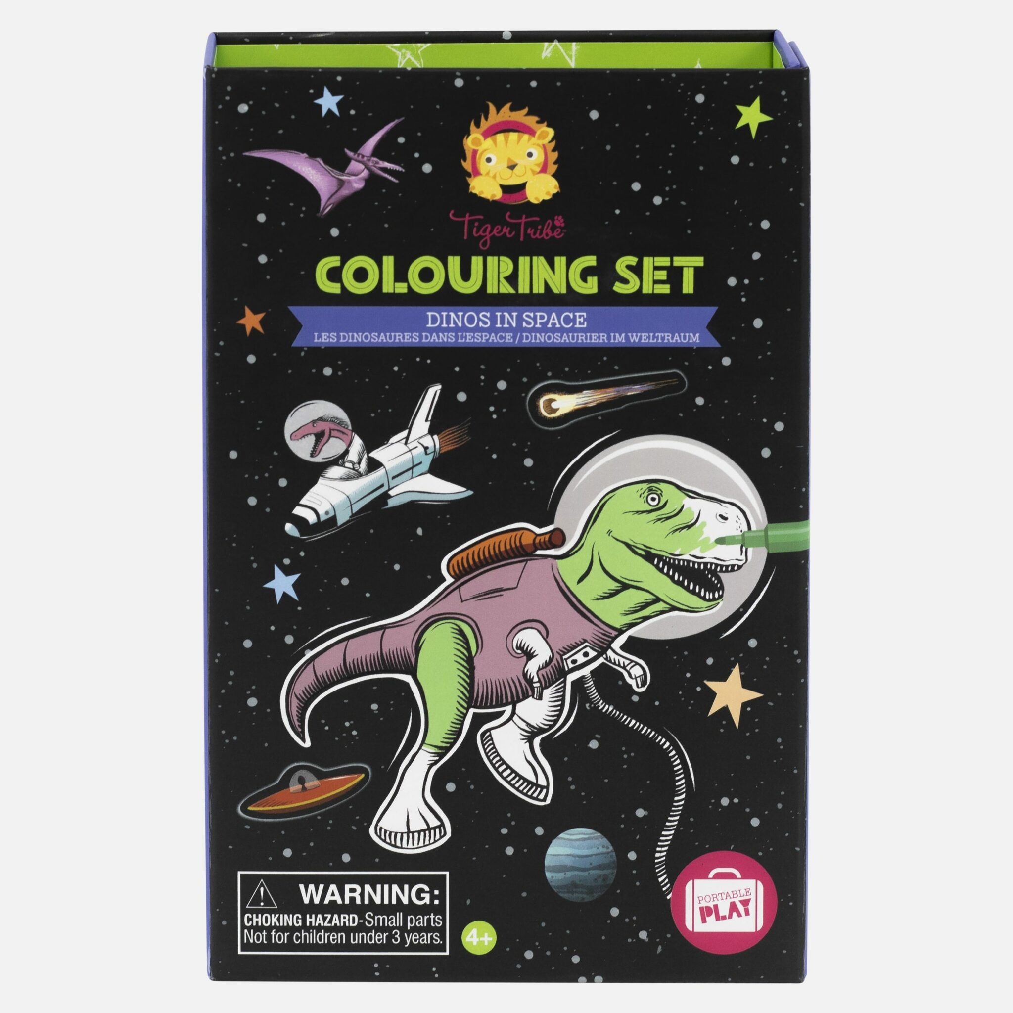Coluring Set Dino in Space - TigerTribe