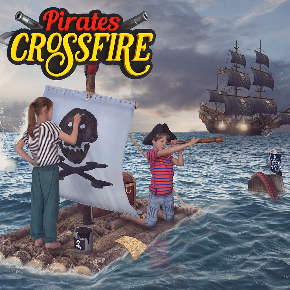 1 Spelare: Pirates Crossfire Pussel - SmartGames