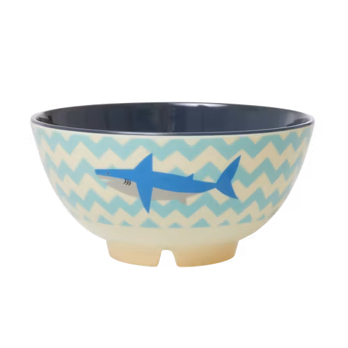 Rice Skål Medium - Haj (Blå)