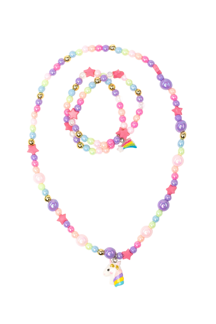 Halsband och armbandsset - Stjärnfall