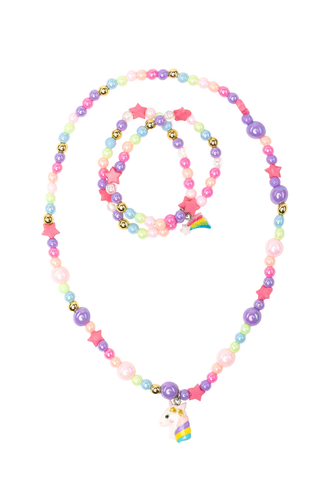 Halsband och armbandsset - Stjärnfall