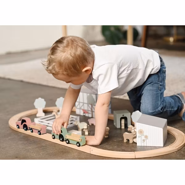Tågbana - Train set farm - Jabadabado