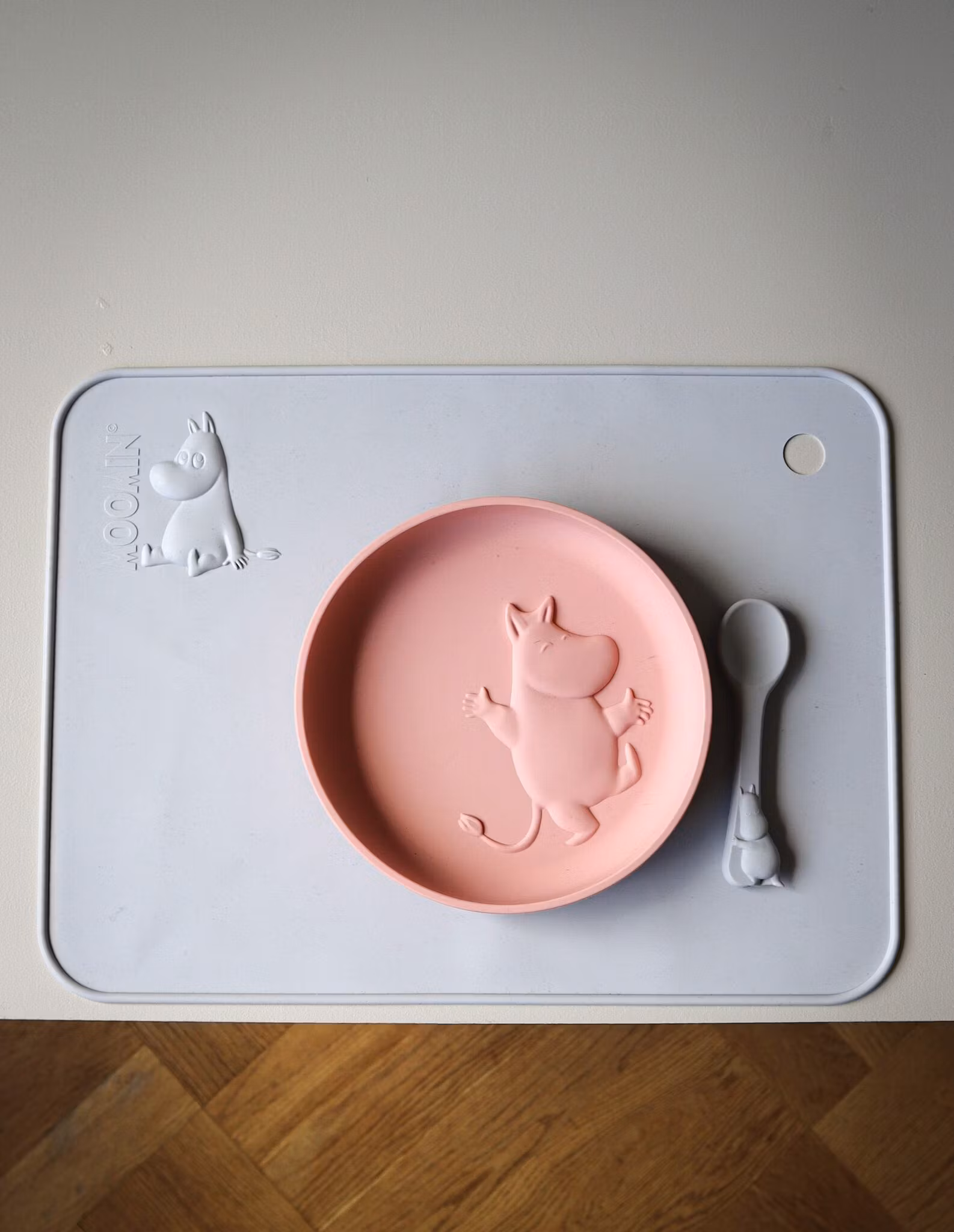 Skål med Sugkopp Mumin Rosa - RättStart