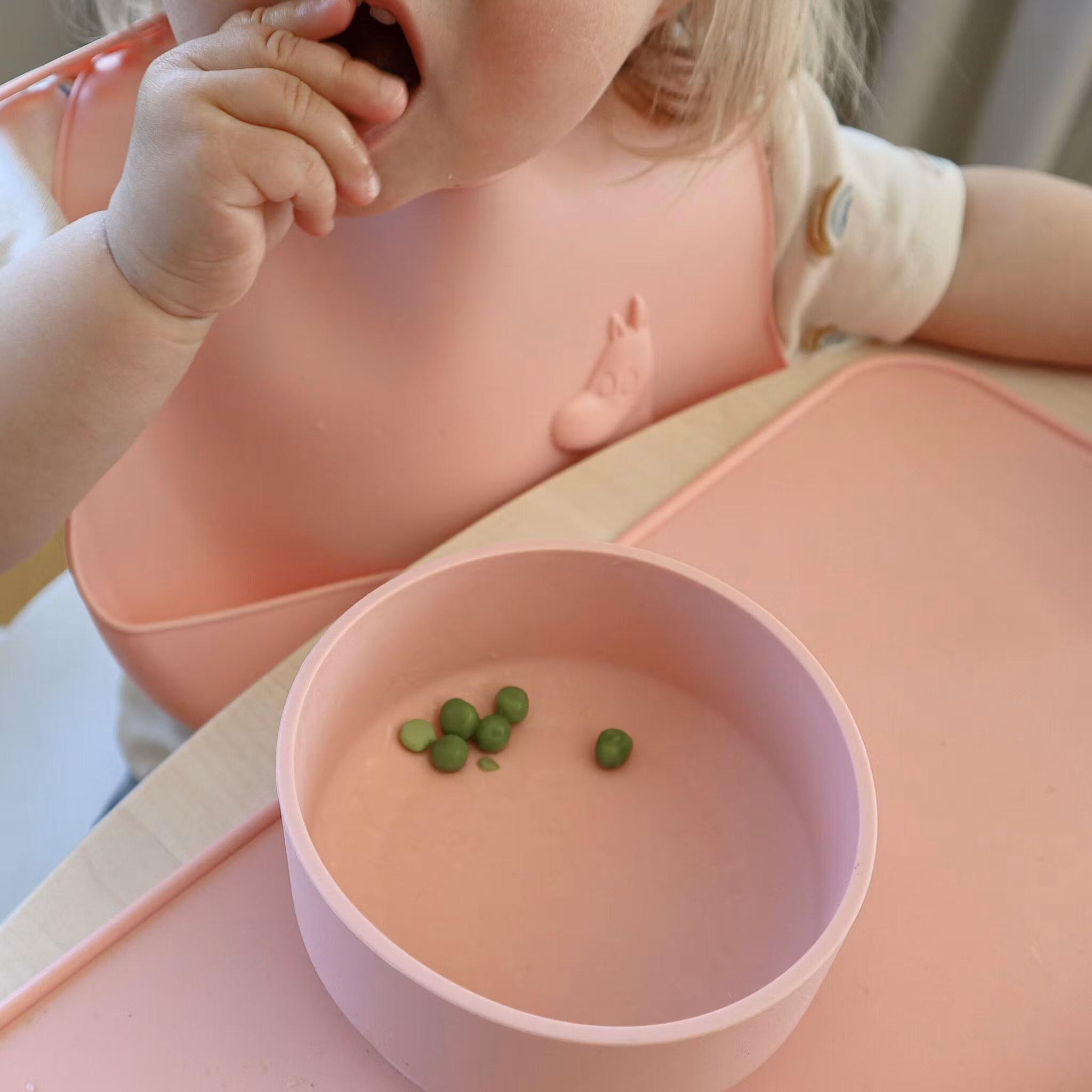 Skål med Sugkopp Mumin Rosa - RättStart