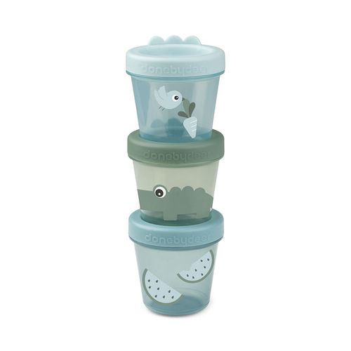 Baby Matlådor 3pack Croco Grön - DoneByDeer 150ml