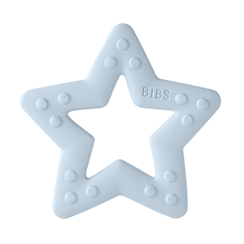 Bitring Baby Blå Bitie Star - Bibs