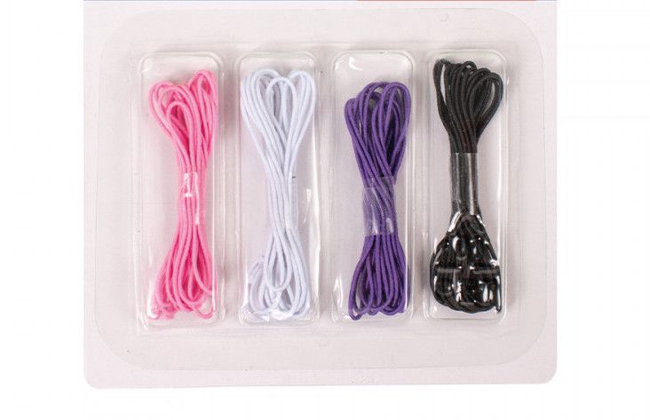 4pack Resårsnoddar 120cm