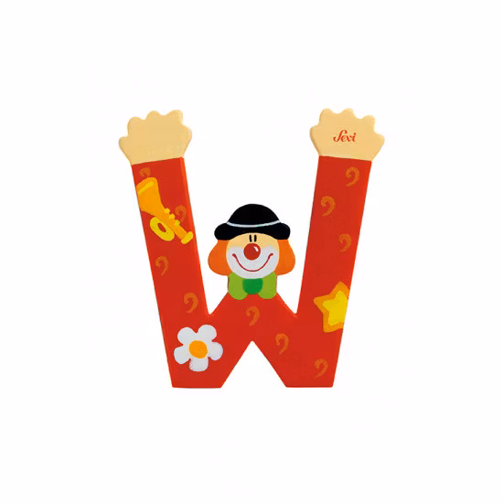 Clown Bokstav W - Sevi Trudi