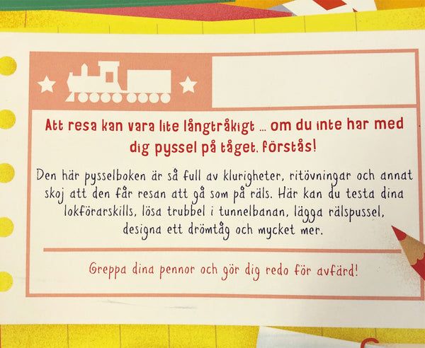 På tåget : pysselbok 6-9år - Tukan
