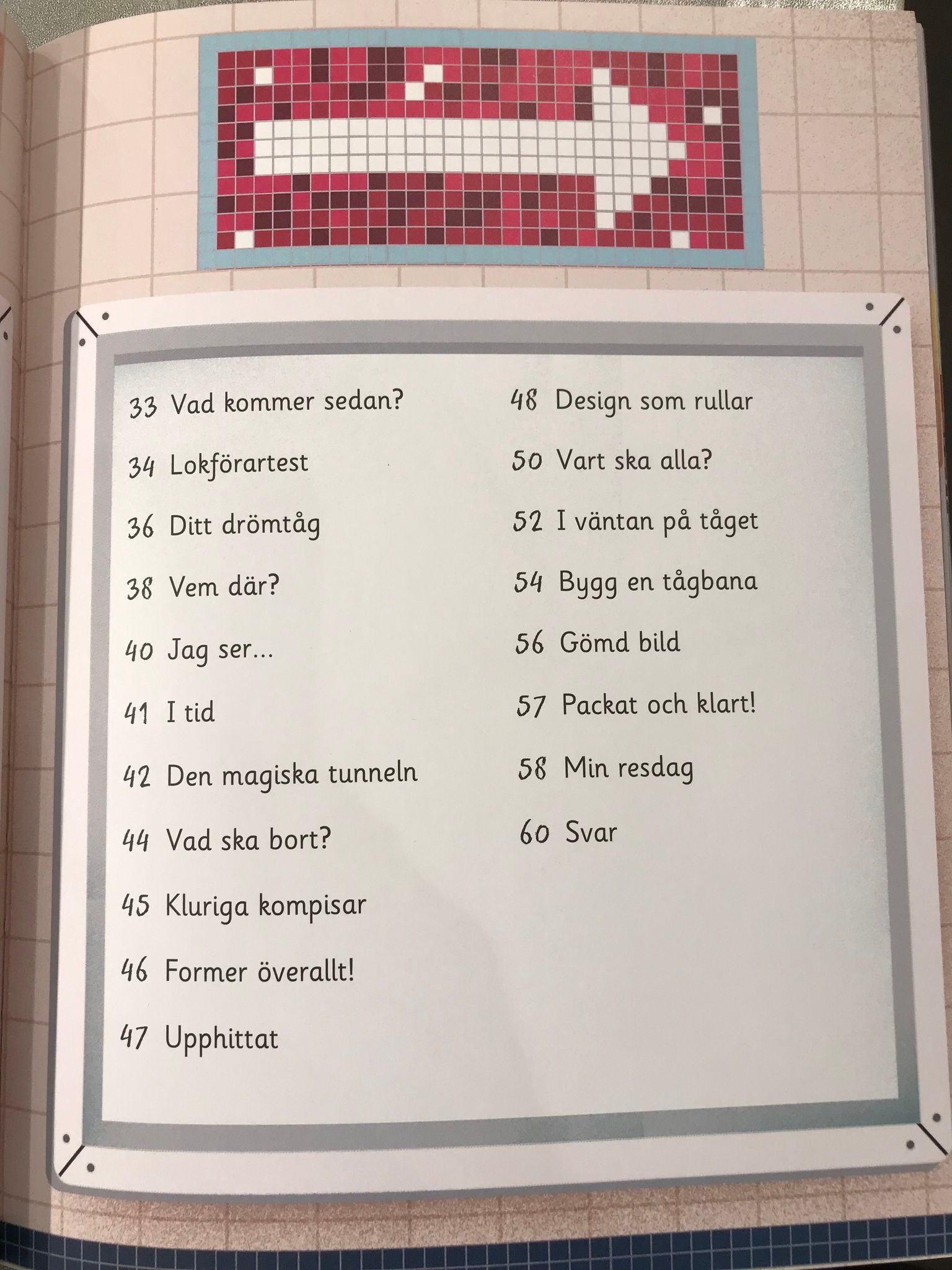 På tåget : pysselbok 6-9år - Tukan