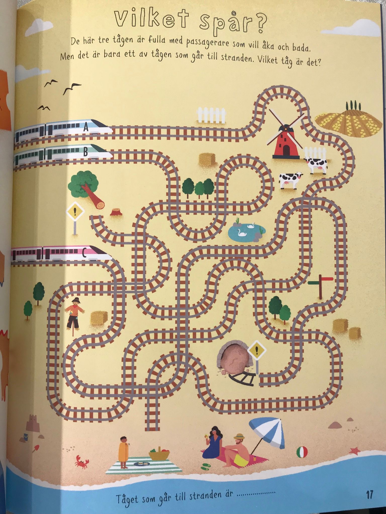 På tåget : pysselbok 6-9år - Tukan