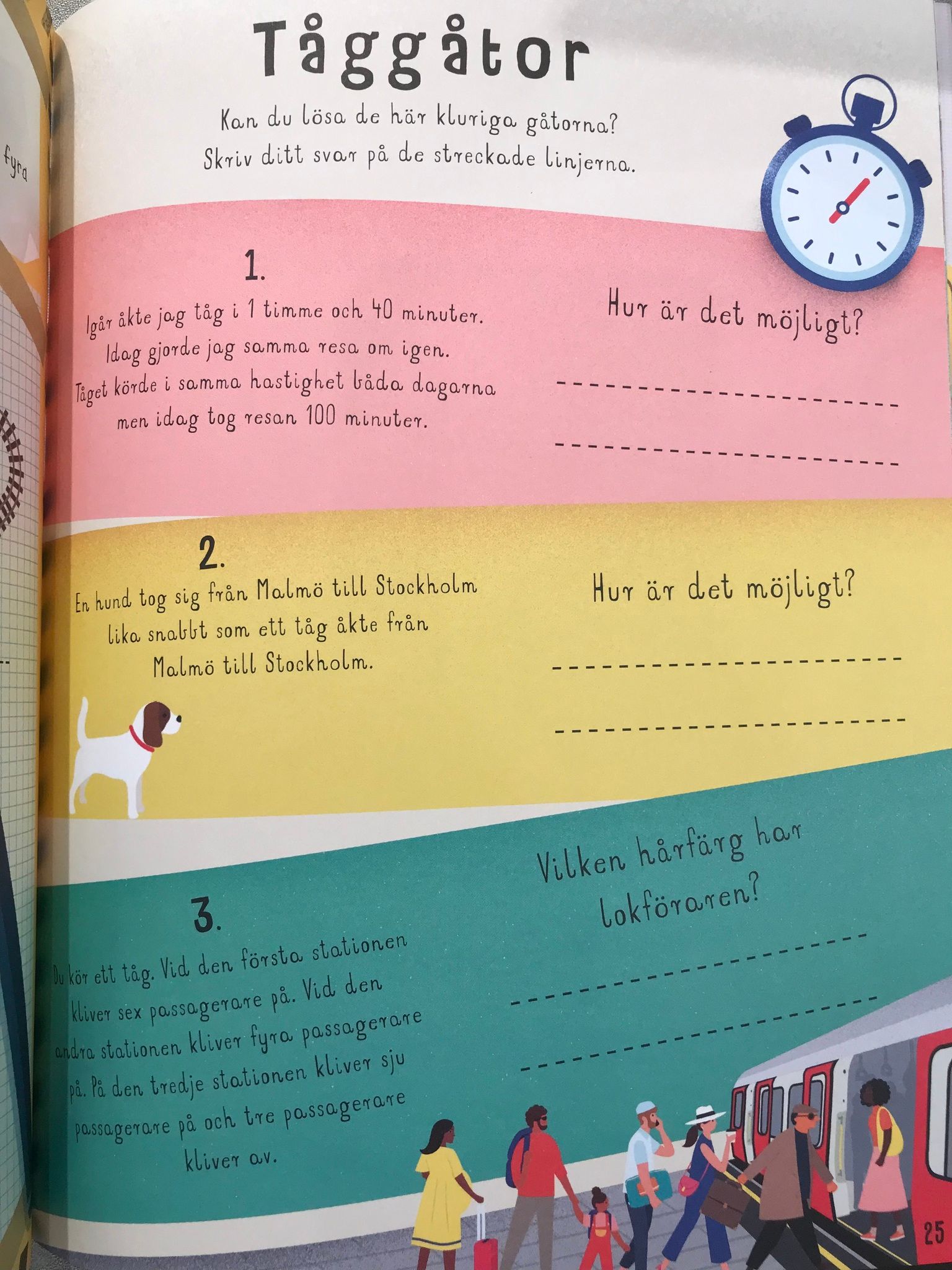På tåget : pysselbok 6-9år - Tukan