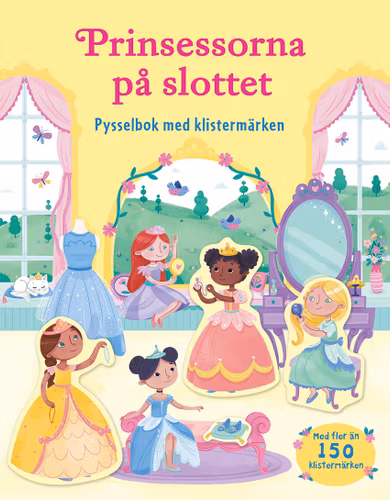 Prinsessorna på slottet : pysselbok med klistermärken - Tukan