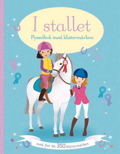 I stallet : pysselbok med klistermärken - Tukan