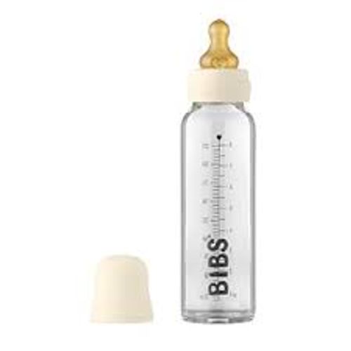 Glas Nappflaska 225ml - Ivory Bibs