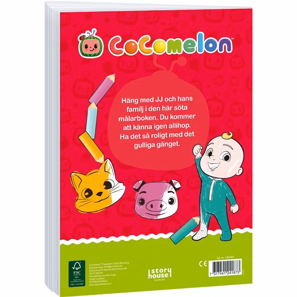 Målarbok Cocomelon - Kärnan