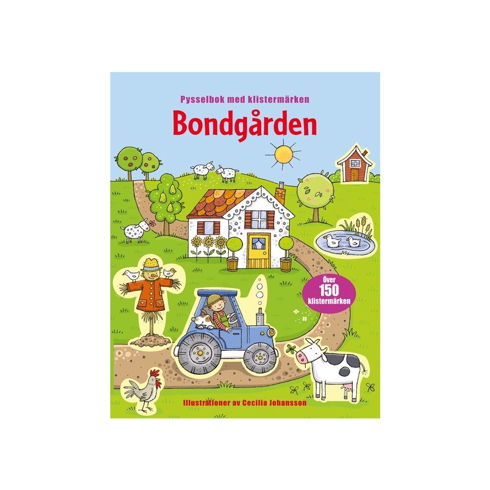 Bondgården Pysselbok med klistermärken - Tukan