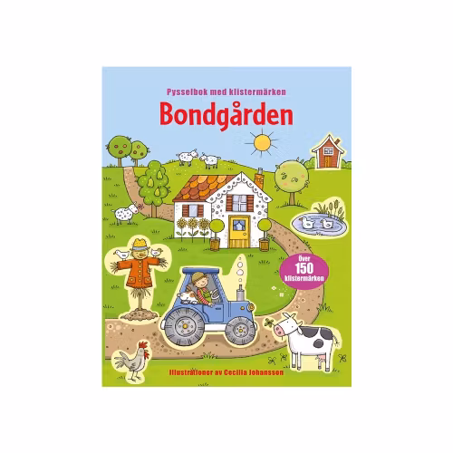 Bondgården Pysselbok med klistermärken - Tukan