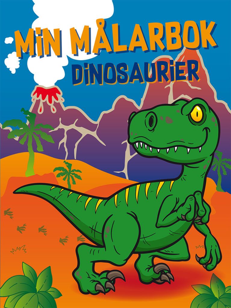 Min Målarbok Dinosaurier - Tukan