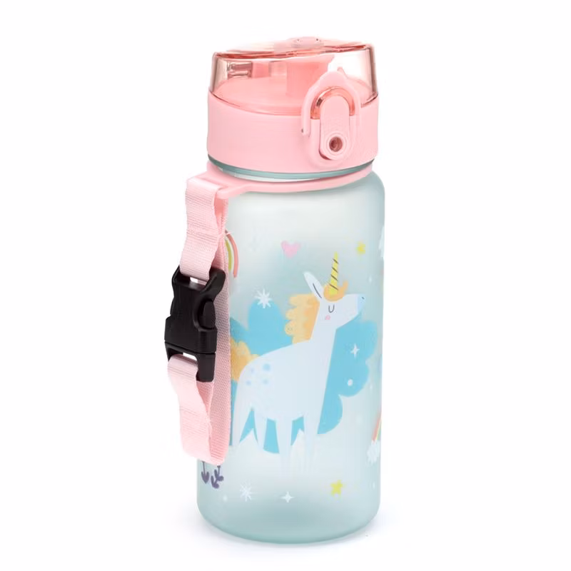 Vattenflaska Enhörning 350ml Pop Top - Puckator