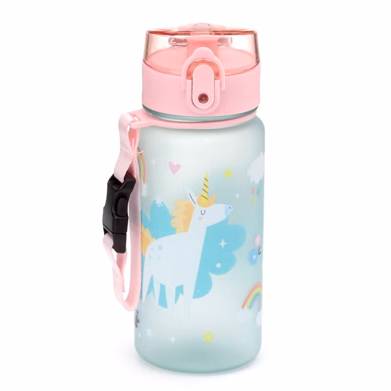Vattenflaska Enhörning 350ml Pop Top - Puckator