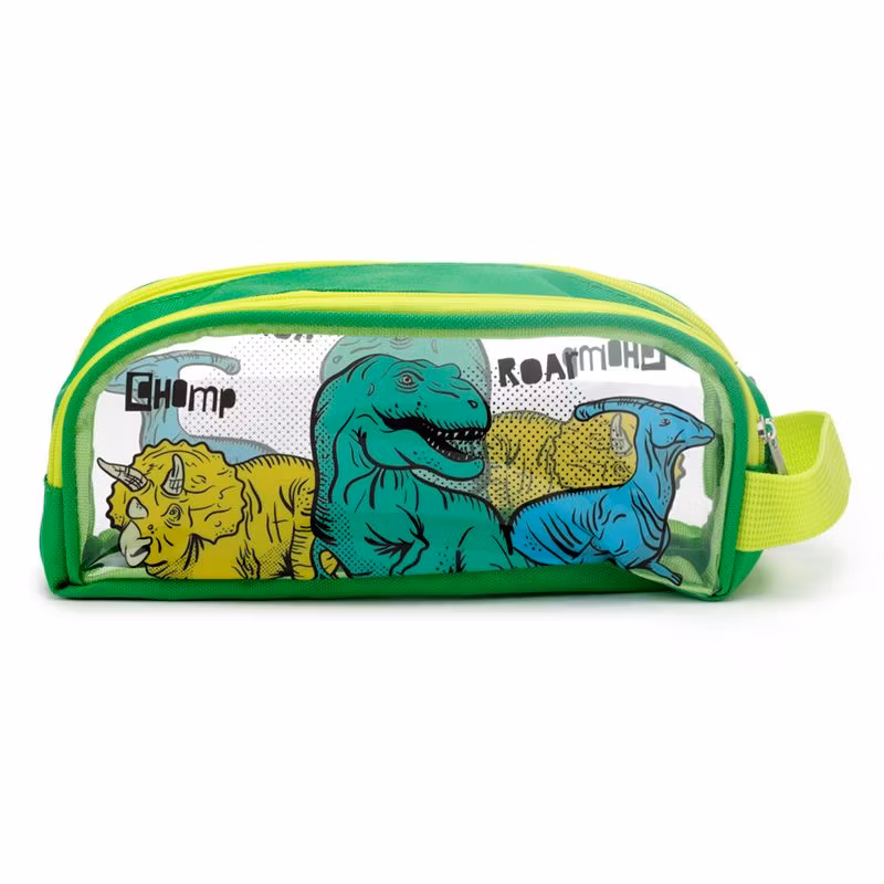 Pennfodral Dinosaurier Genomskinlig - Puckator