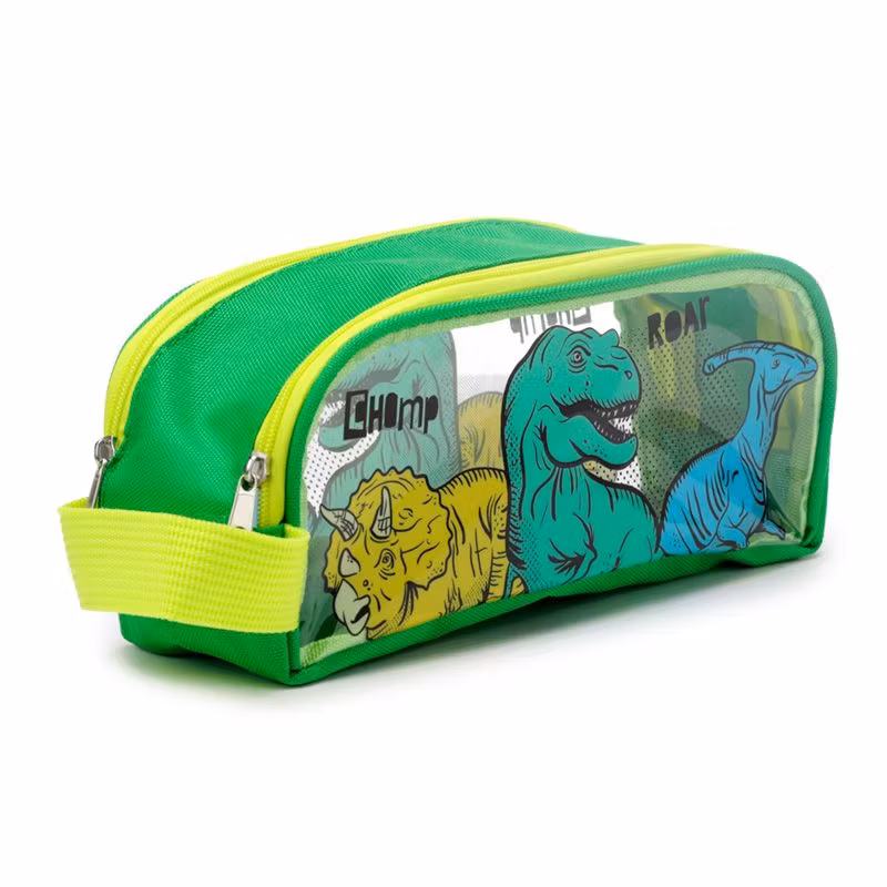 Pennfodral Dinosaurier Genomskinlig - Puckator