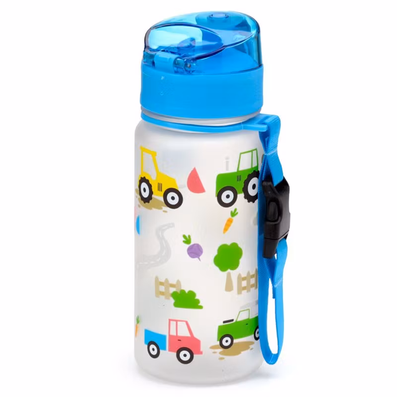 Vattenflaska Traktor 350ml Pop Top - Puckator