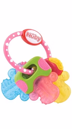 Nuby Teether IcyBite Keys -Bitleksak- 3m+