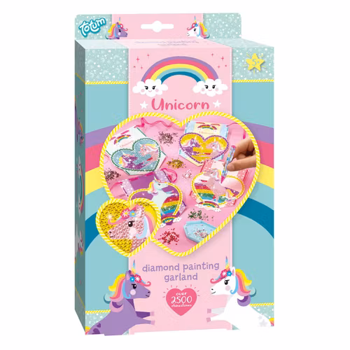 Pyssel Unicorn Tavlor Med Stenar - Diamantmålning
