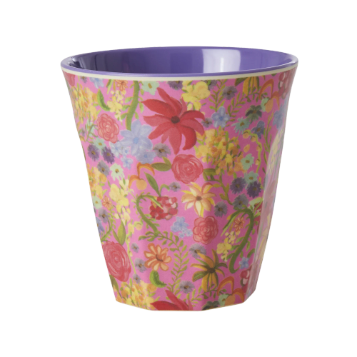 Rice Melamine Mugg Medium - Swedish Flower