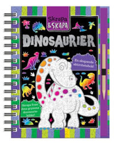 Skrapa och skapa : Dinosaurier Bok