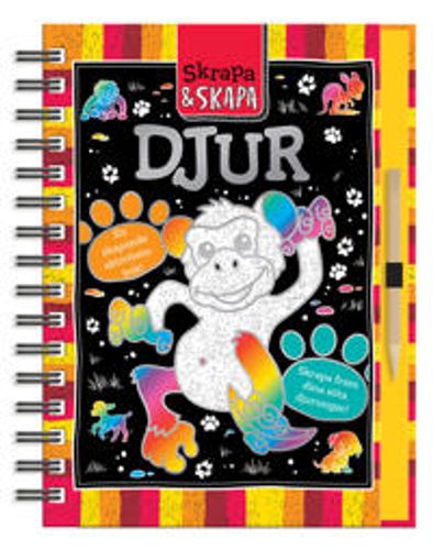 Skrapa och skapa : Djur Bok