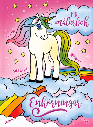 Min Målarbok Enhörning - Tukan