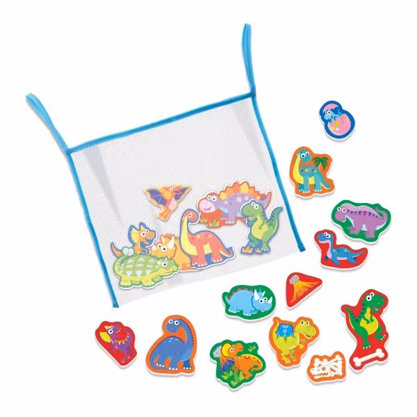 Badstickers Dinosaurier
