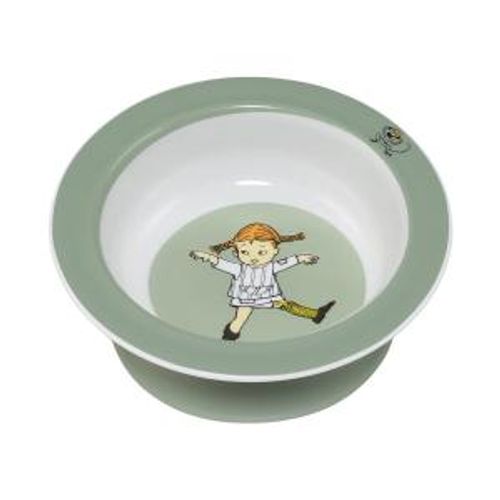 Pippi Skål med sugkopp Grön - RättStart