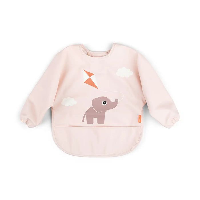 Långärmad Haklapp Lekfull Rosa - DoneByDeer